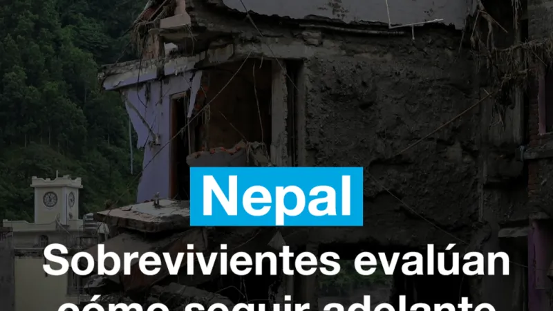Sobrevivientes evalúan cómo seguir adelante tras riada en Nepal
