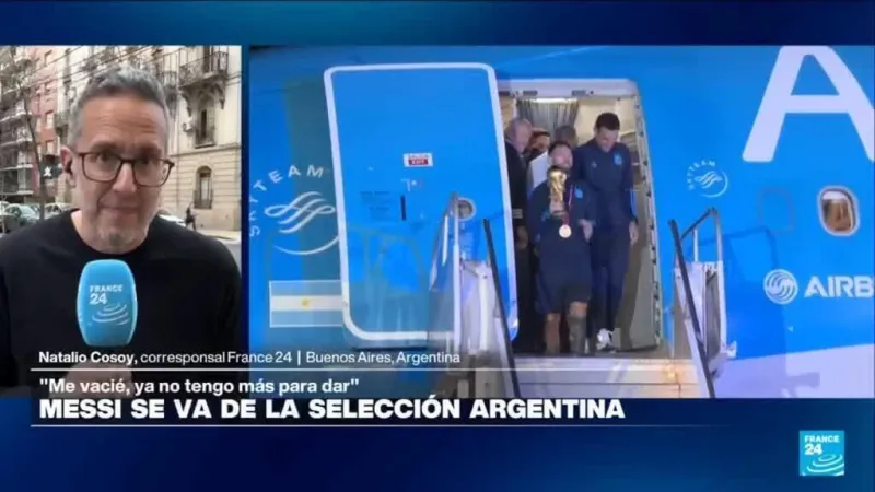 Informe desde Buenos Aires: Lionel Messi se despide de la selección argentina tras 21 años