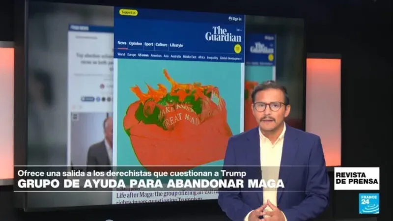 "La vida después de MAGA: grupo ofrece apoyo a derechistas que cuestionan a Trump": 'The Guardian'