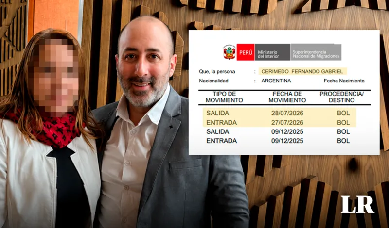 El operador Fernando Cerimedo arribó a Lima durante la juramentación de Keiko Fujimori