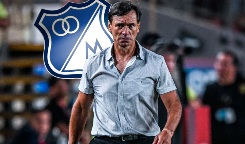 Fabián Bustos se defiende tras sorpresivo despido de Millonarios: "Hemos sido bicampeones en Perú y Ecuador"