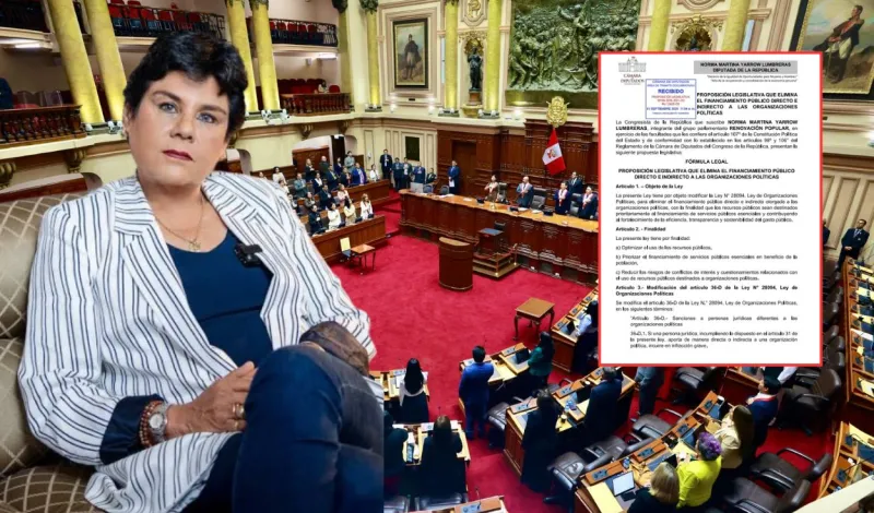 Renovación Popular presenta proyecto de ley para eliminar el financiamiento público a los partidos políticos