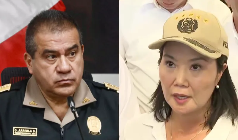 Fujimori se lava las manos por desempeño de Arriola en la PNP: "Esa respuesta se la dejo al ministro del Interior"