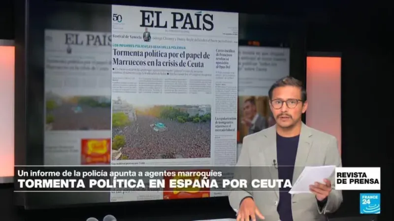 "Tormenta política por el papel de Marruecos en la crisis de Ceuta": 'El País'