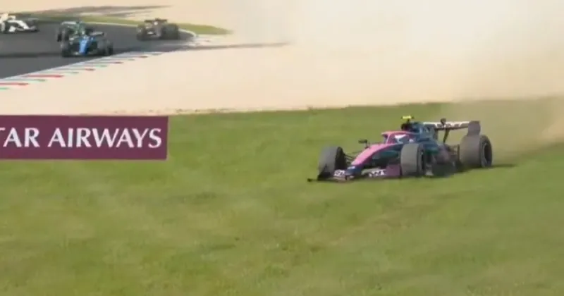 Franco Colapinto, del cielo al infierno en el relanzamiento del GP de Italia: había quedado tercero pero se despistó y cayó a los últimos lugares