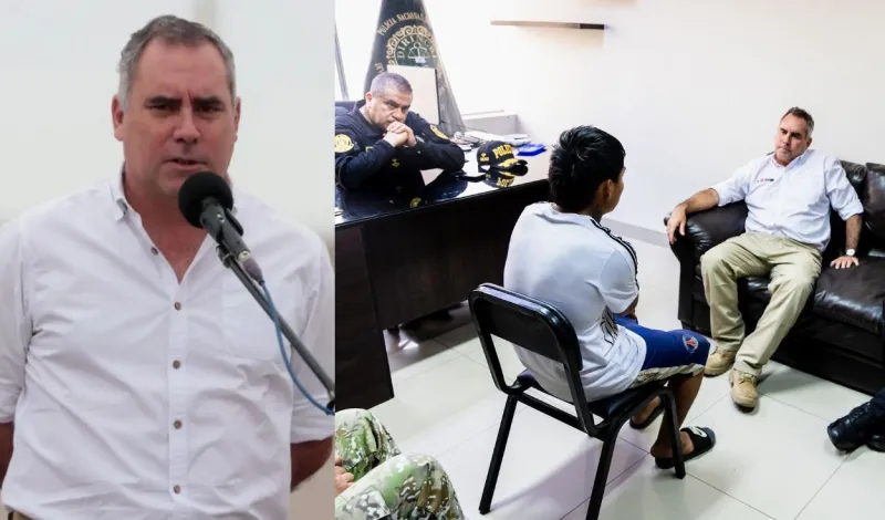 Ministro Belaúnde niega haber participado en interrogatorio a detenidos por caso Trujillo pese a fotos