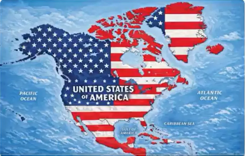 América según Trump: de Canadá a Islandia, todo termina bajo la bandera de los Estados Unidos