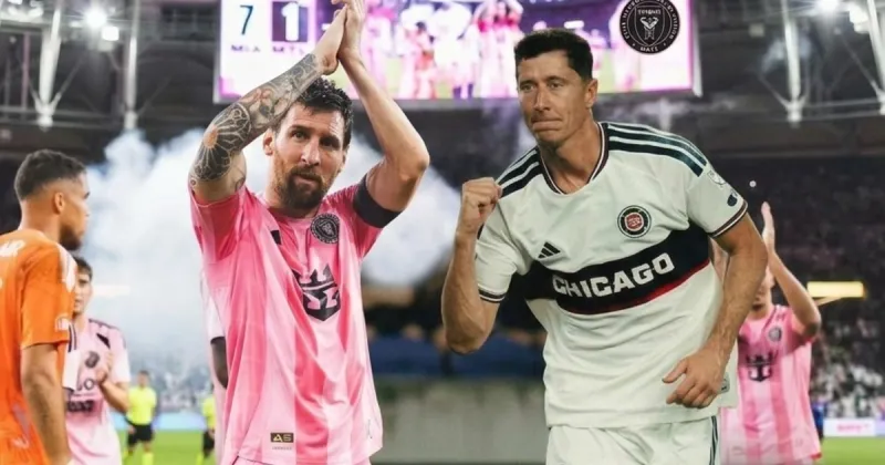 Lionel Messi vs Lewandowski, la cuenta pendiente de dos cracks se reedita en el Inter Miami vs Chicago por la MLS