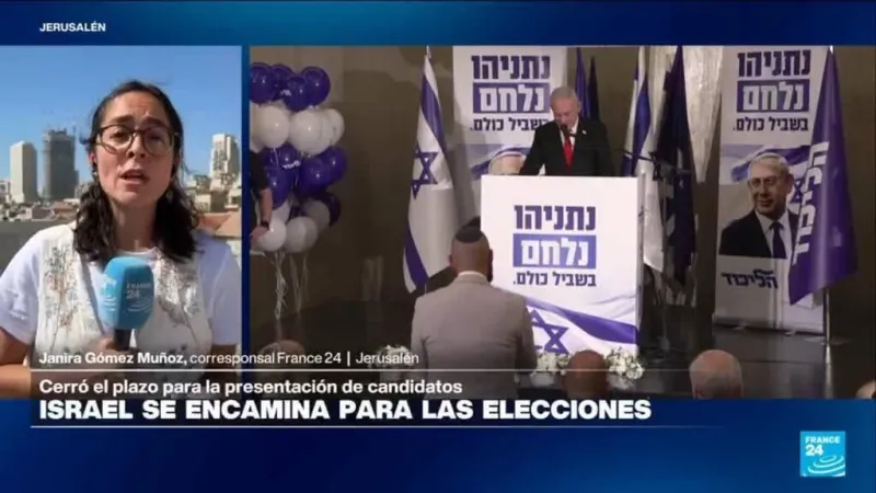 38 partidos se apuntan a las elecciones de Israel de octubre, con bloques 'anti' y 'pro' Netanyahu
