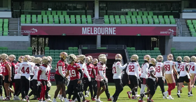 La NFL debuta en Australia con un duelo aparte para evitar el jet lag: los 49ers viajaron una semana antes y los Rams a horas del partido