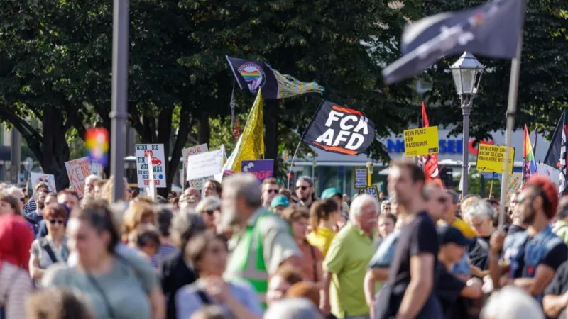 “Todos contra el fascismo”: la ultraderecha alemana triunfa en las urnas, pero es rechazada en las calles