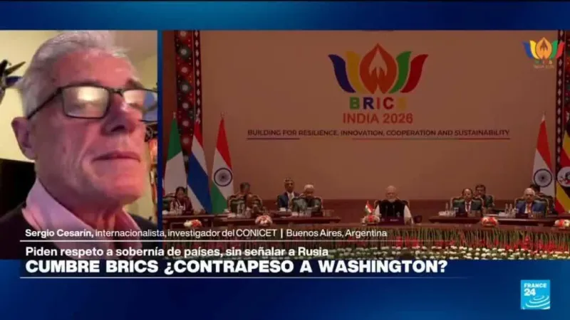 Sergio Cesarín: "Hay una brecha de consenso interno de los BRICS que no se ve en declaración final"