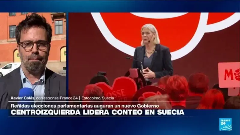 Informe desde Estocolmo: la centroizquierda lidera el conteo de votos en Suecia