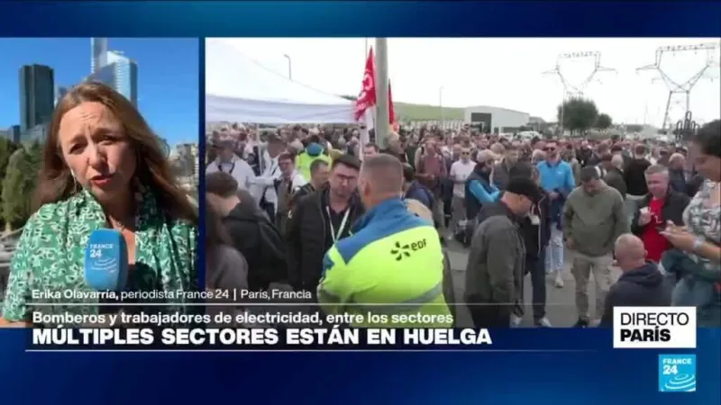 Informe desde París: múltiples huelgas en Francia exigen a Lecornu un presupuesto para 2027