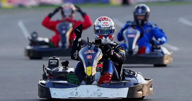 Max Verstappen largó último contra 100  kartings y les ganó: cómo hizo para pasar a más de 60 en la primera vuelta