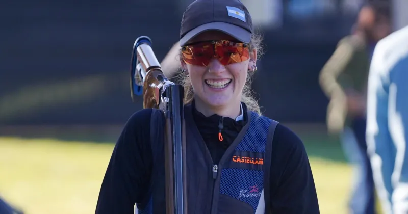 La increíble vuelta al sol de Mara Kucharski: compite hace un año y le ganó la medalla dorada a la campeona olímpica de tiro en los Juegos Suramericanos