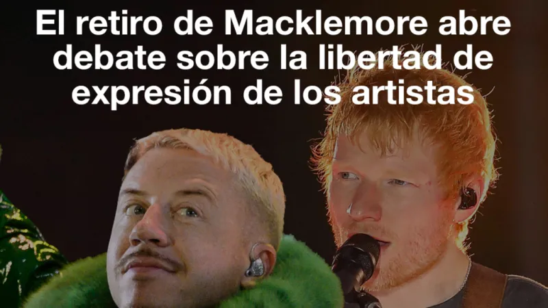 Gira de Ed Sheeran: Retiro de Macklemore abre debate sobre la libertad de expresión de los artistas