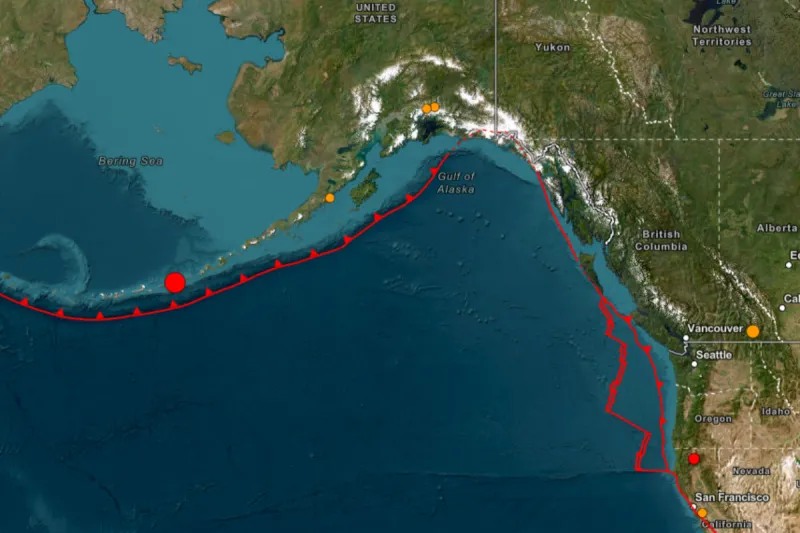 Un terremoto de magnitud 6,5 sacude las costas de Alaska